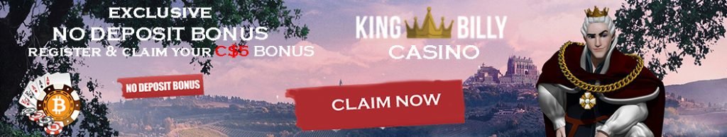 King Billy Exclusive No Deposit Bonus