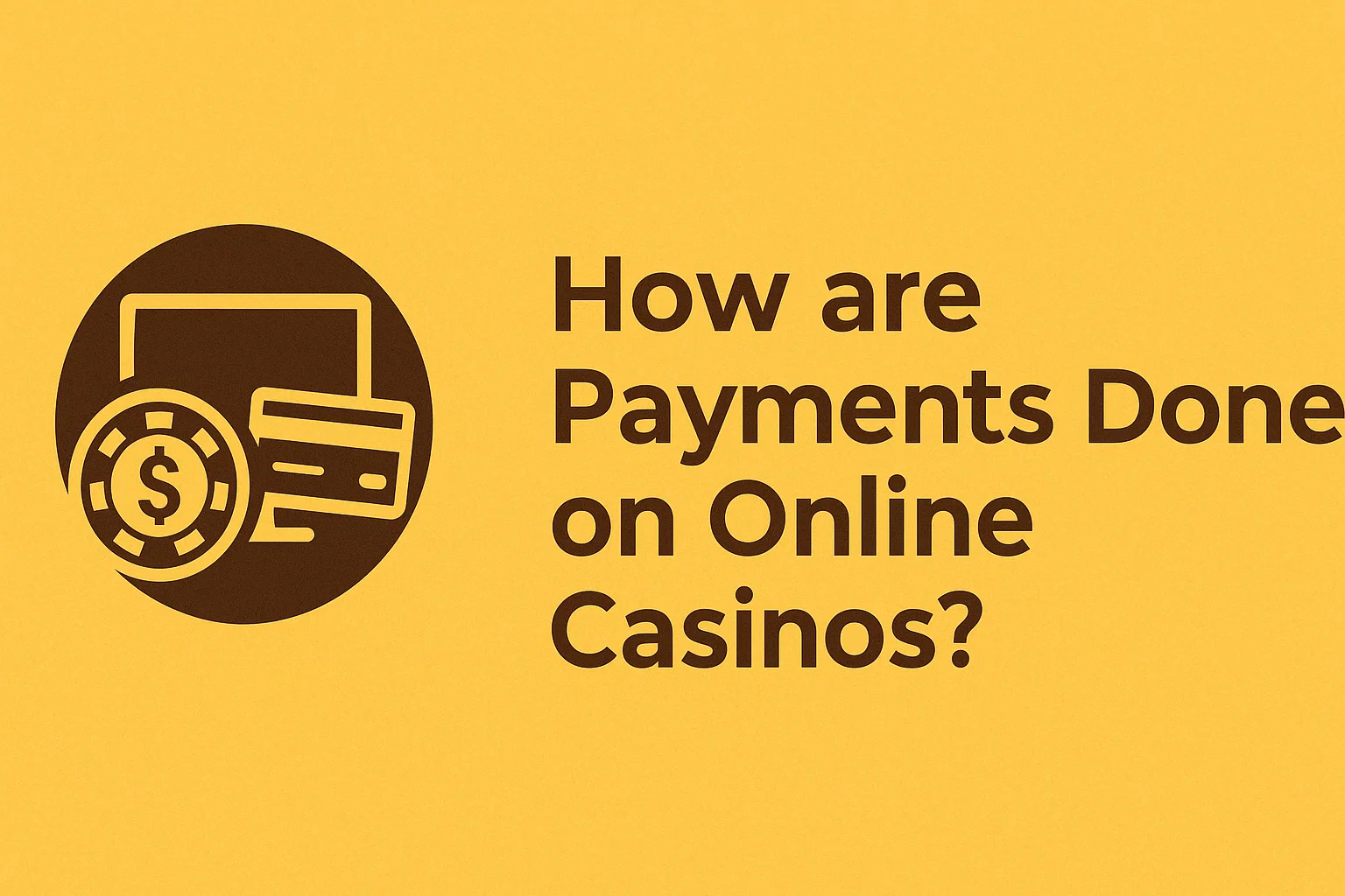 How are Payments Done on Online Casinos?