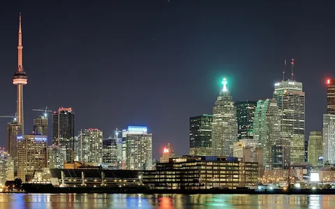 Toronto skyline at night